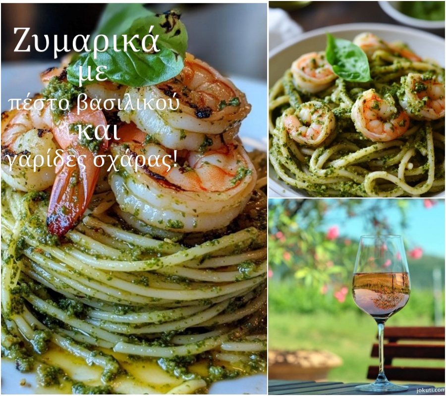 Υγιεινά Ζυμαρικά με Πέστο και Γαρίδες: Συνταγή για&nbsp;Όλους!