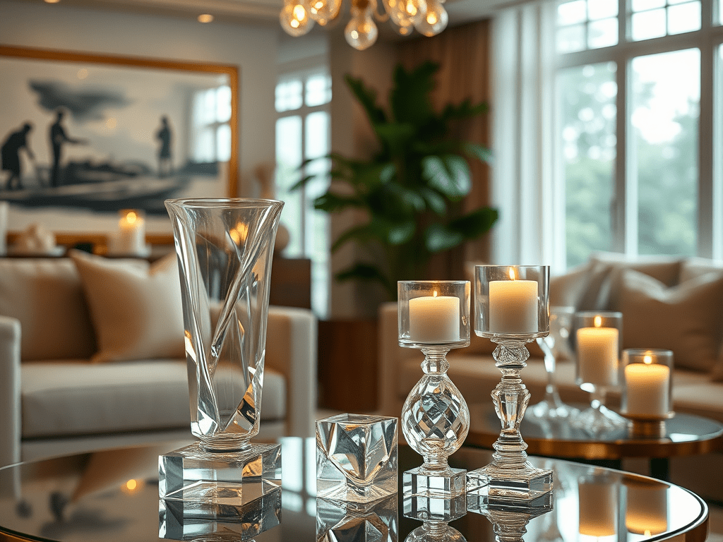 Κρυστάλλινα στοιχεία στο σαλόνι: διαχρονική λάμψη που δεν φεύγει&nbsp;ποτέ!