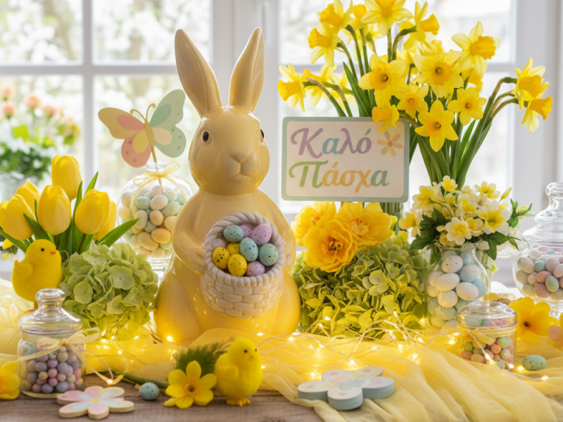 Κίτρινο & Παστέλ: Η Πιο Χαρούμενη Πασχαλινή Διακόσμηση που θα&nbsp;Λατρέψεις!